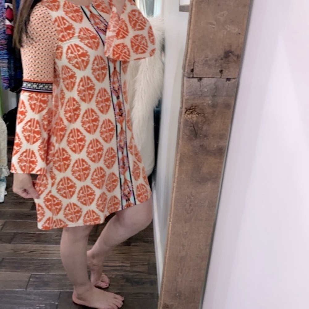 BEIGE by Eci boho dress size small
